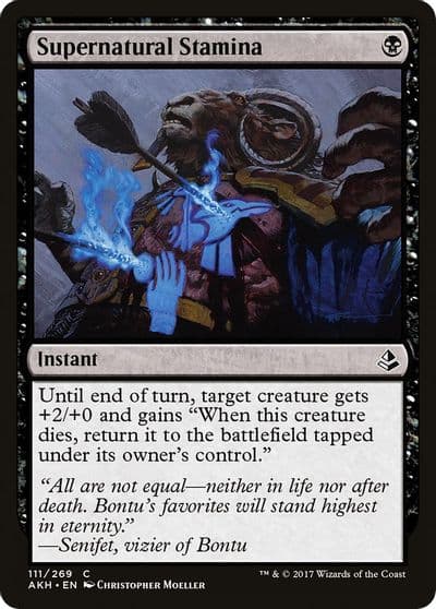 Supernatural Stamina Amonkhet Magic card
