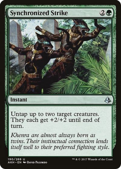 Synchronized Strike Amonkhet Magic card