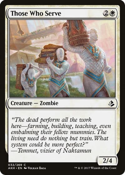 Those Who Serve Amonkhet Magic card