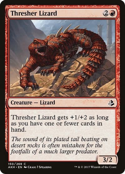 Thresher Lizard Amonkhet Magic card