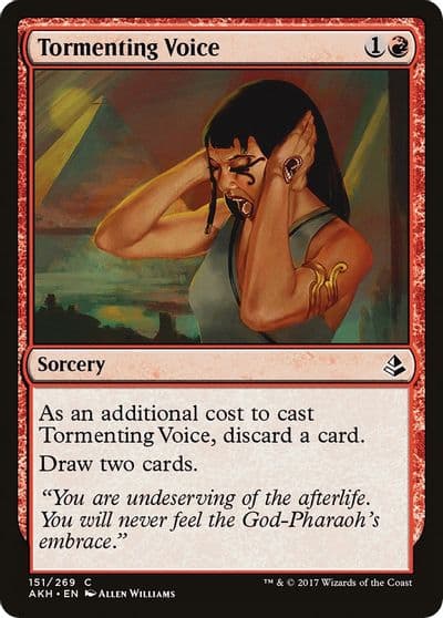 Tormenting Voice Amonkhet Magic card