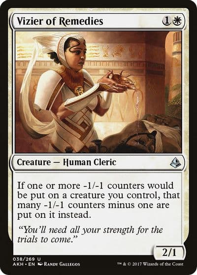 Vizier of Remedies Amonkhet Magic card
