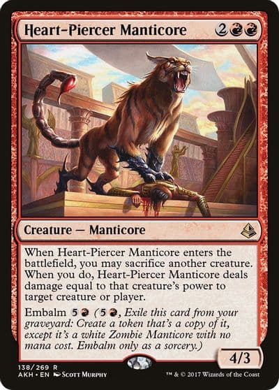 Heart Piercer Manticore Amonkhet Magic card
