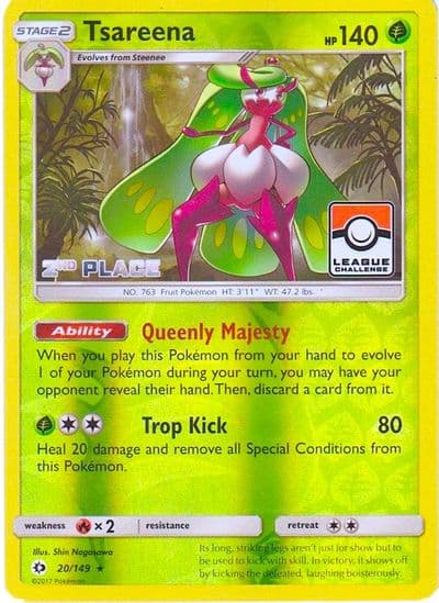 Tsareena (League Challenge) [2nd Place] League & Championship Cards Pokemon card