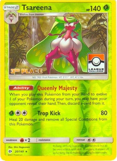 Tsareena (League Challenge) [3rd Place] League & Championship Cards Pokemon card