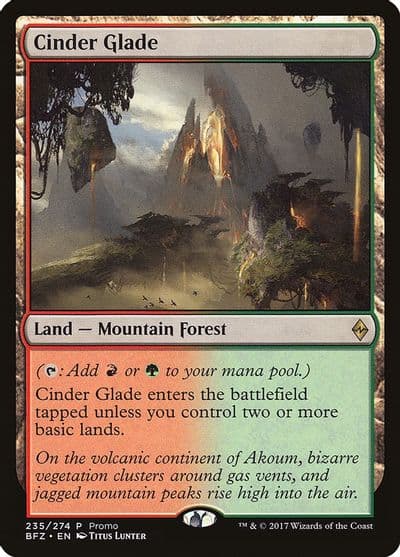 Cinder Glade Standard Showdown Promos Magic card