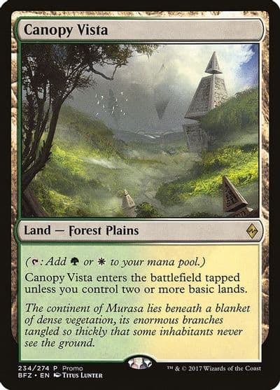 Canopy Vista Standard Showdown Promos Magic card