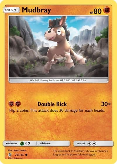 Mudbray SM - Guardians Rising Pokemon card