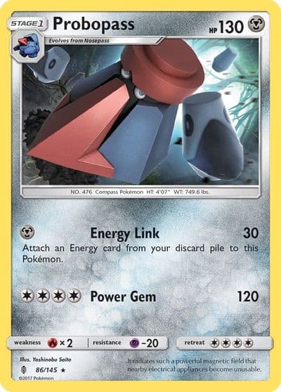 Probopass SM - Guardians Rising Pokemon card