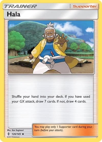 Hala SM - Guardians Rising Pokemon card