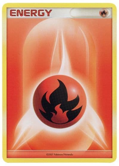 Fire Energy (2007 Unnumbered D/P Style Non-Holo) League & Championship Cards Pokemon card