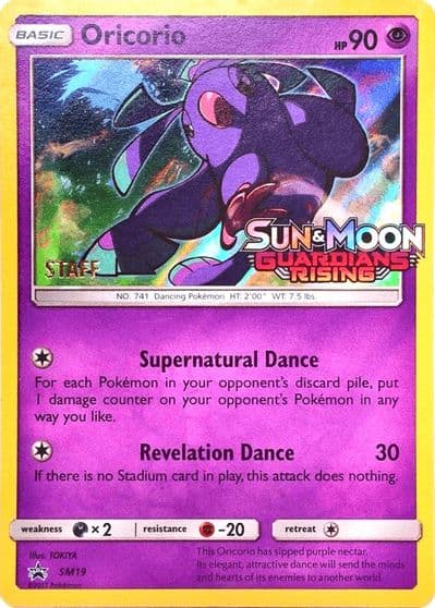 Oricorio - SM19 (Prerelease) [Staff] SM Promos Pokemon card