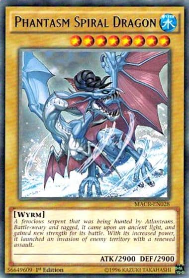 Phantasm Spiral Dragon Maximum Crisis Yu-Gi-Oh! card