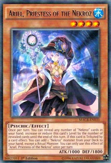 Ariel Priestess of the Nekroz Maximum Crisis Yu-Gi-Oh! card