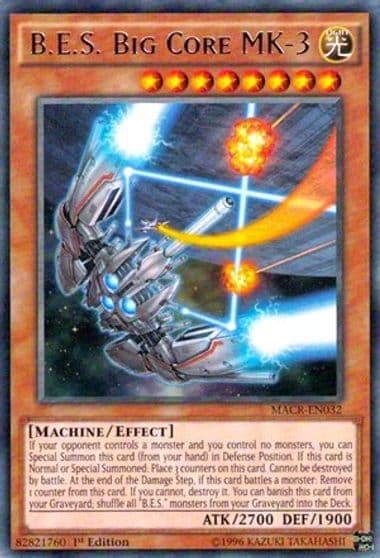 BES Big Core MK 3 Maximum Crisis Yu-Gi-Oh! card