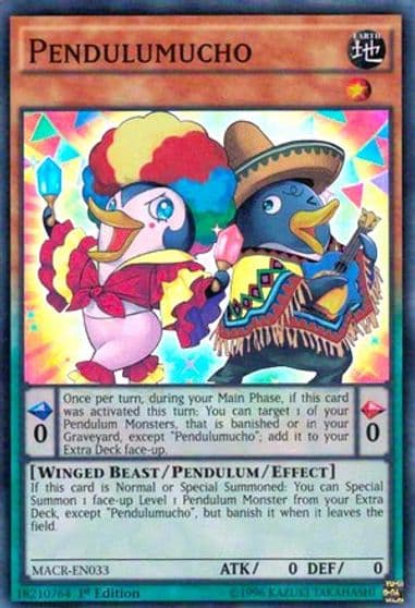 Pendulumucho Maximum Crisis Yu-Gi-Oh! card