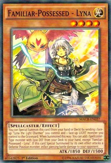 Familiar Possessed Lyna Maximum Crisis Yu-Gi-Oh! card