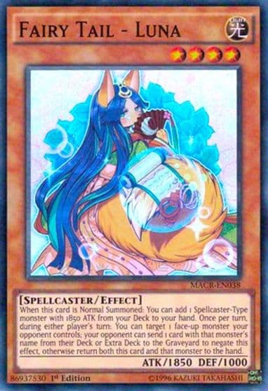 Fairy Tail Luna Maximum Crisis Yu-Gi-Oh! card