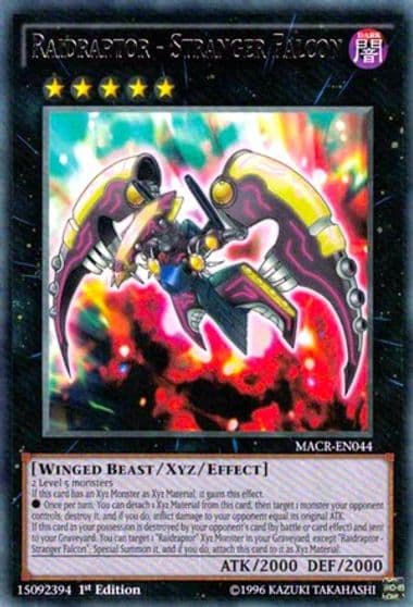 Raidraptor Stranger Falcon Maximum Crisis Yu-Gi-Oh! card