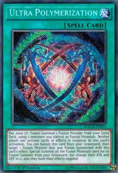 Ultra Polymerization Maximum Crisis Yu-Gi-Oh! card
