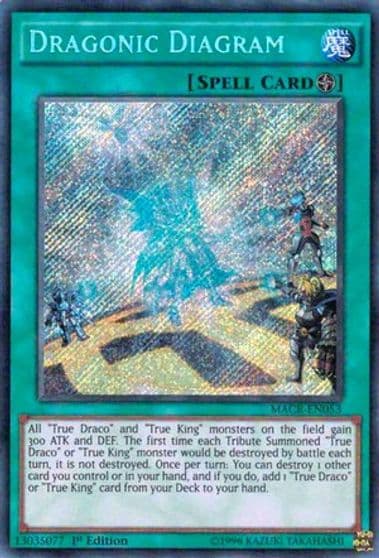 Dragonic Diagram Maximum Crisis Yu-Gi-Oh! card