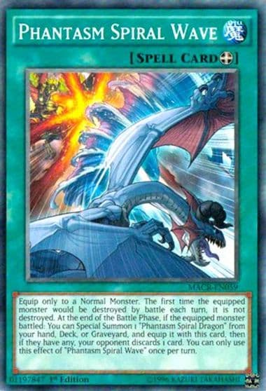 Phantasm Spiral Wave Maximum Crisis Yu-Gi-Oh! card
