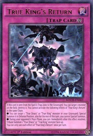 True Kings Return Maximum Crisis Yu-Gi-Oh! card