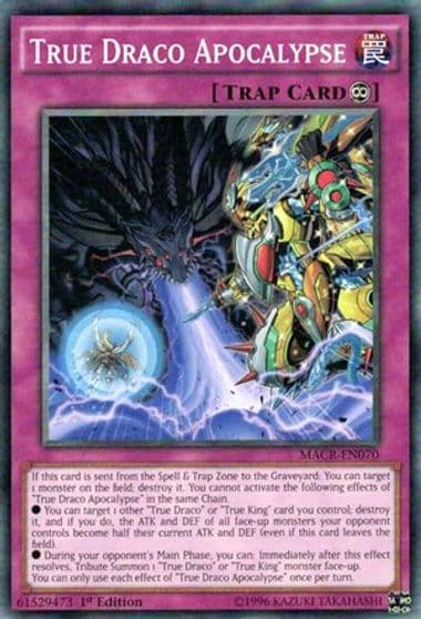 True Draco Apocalypse Maximum Crisis Yu-Gi-Oh! card