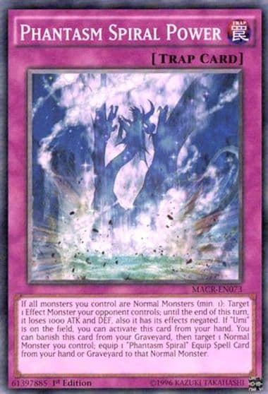 Phantasm Spiral Power Maximum Crisis Yu-Gi-Oh! card