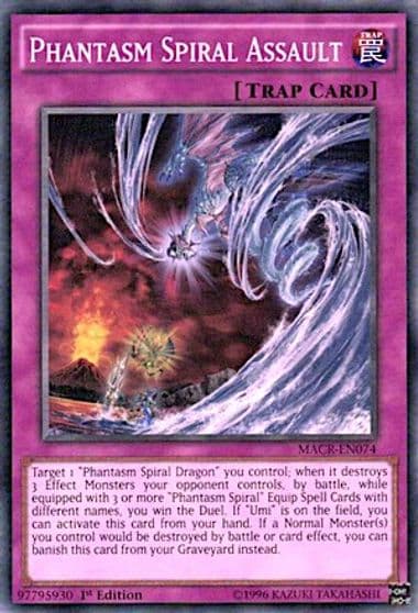 Phantasm Spiral Assault Maximum Crisis Yu-Gi-Oh! card