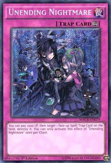 Unending Nightmare Maximum Crisis Yu-Gi-Oh! card