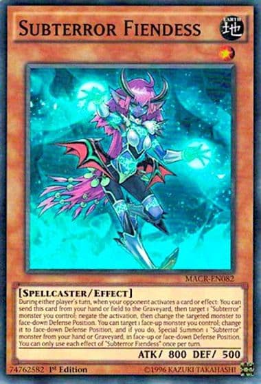 Subterror Fiendess Maximum Crisis Yu-Gi-Oh! card