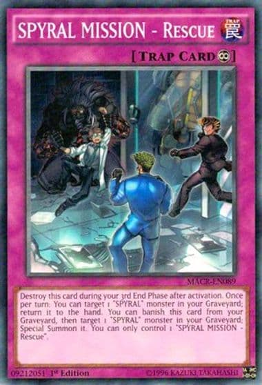 SPYRAL MISSION Rescue Maximum Crisis Yu-Gi-Oh! card