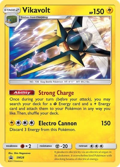 Vikavolt - SM28 SM Promos Pokemon card