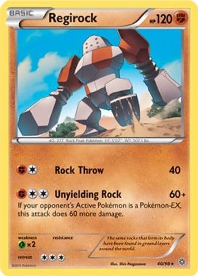 Regirock (XY Ancient Origins) Deck Exclusives Pokemon card