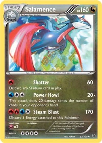 Salamence Deck Exclusives Pokemon card