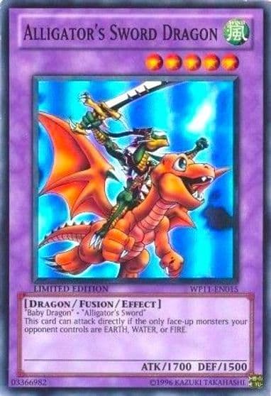 Alligators Sword Dragon World Championship 2011 Card Pack Yu-Gi-Oh! card