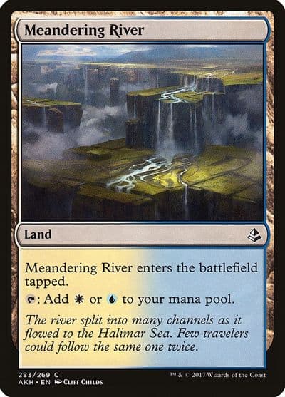Meandering River Amonkhet Magic card