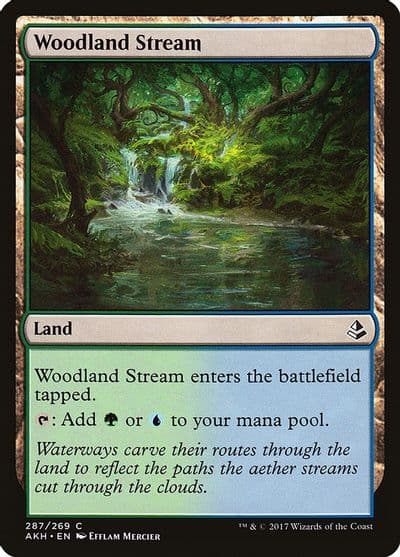 Woodland Stream Amonkhet Magic card