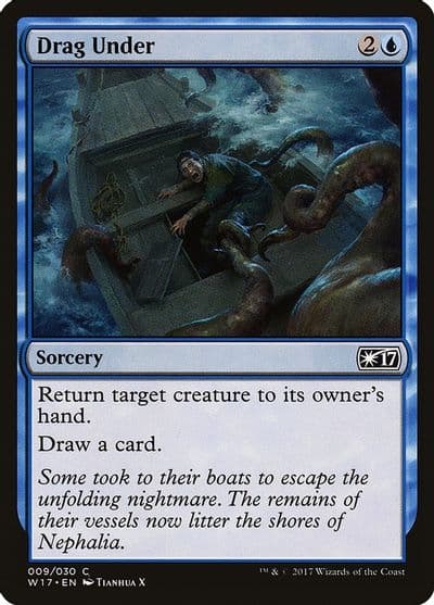Drag Under Welcome Deck 2017 Magic card