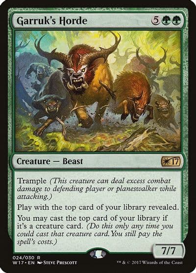 Garruks Horde Welcome Deck 2017 Magic card
