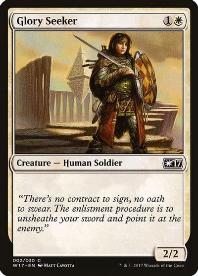 Glory Seeker Welcome Deck 2017 Magic card