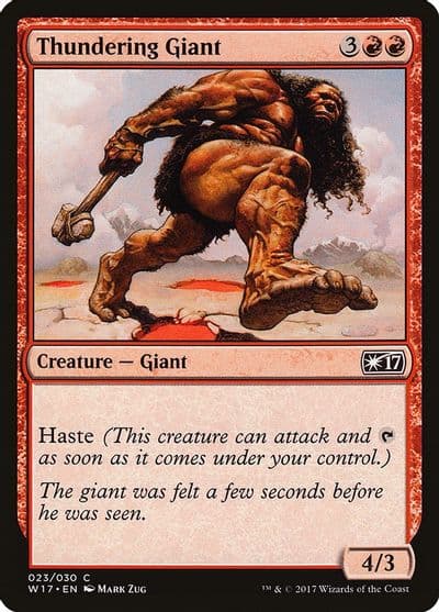 Thundering Giant Welcome Deck 2017 Magic card