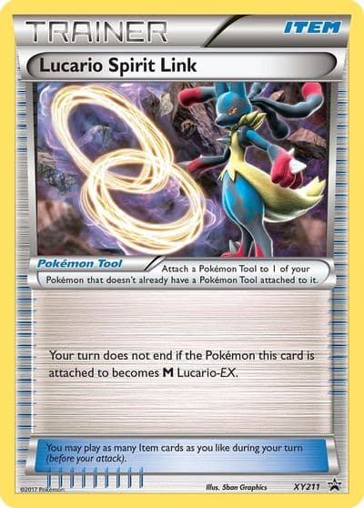 Lucario Spirit Link XY Promos Pokemon card