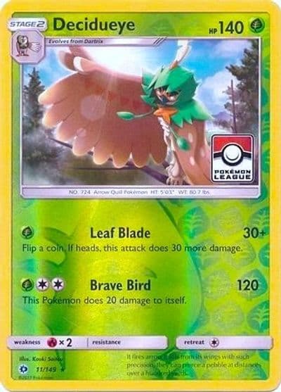 Decidueye (Pokemon League) League & Championship Cards Pokemon card
