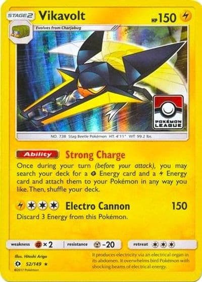 Vikavolt (Pokemon League) League & Championship Cards Pokemon card