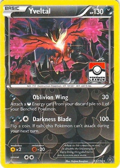 Yveltal (Pokemon League) League & Championship Cards Pokemon card