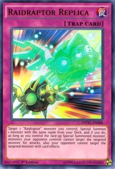 Raidraptor Replica Duelist Pack: Dimensional Guardians Yu-Gi-Oh! card