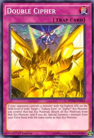 Double Cipher Duelist Pack: Dimensional Guardians Yu-Gi-Oh! card