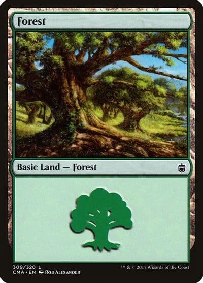 Forest 309 Commander Anthology Magic card